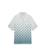 Gradient Monogram Short Sleeve Silk Shirt