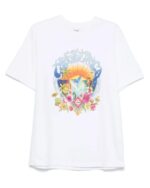 Casablanca White Printed T-Shirt