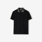 Burberry Cotton Polo Shirt Black