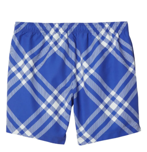 Burberry check-print swim shorts blue/white - Image 2