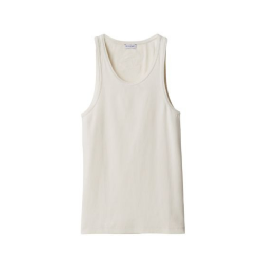 Burberry Equestrian Knight ribbed vest top grey