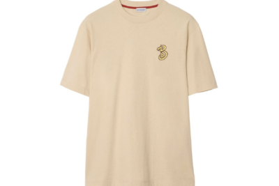 Burberry B Snake cotton t-shirt sand beige