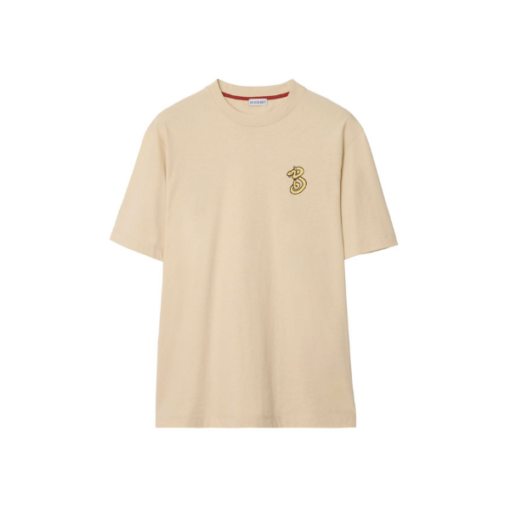 Burberry B Snake cotton t-shirt sand beige