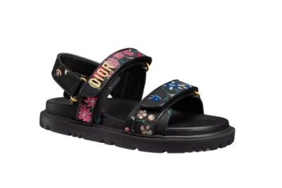 Dior Dioract Sandal Black Multicolor