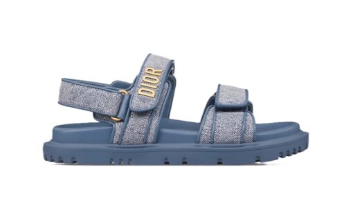 Dior Dioract Sandal Blue Denim - Image 2