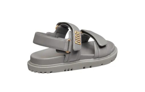 Dior Dioract Sandal Gray Metal - Image 2