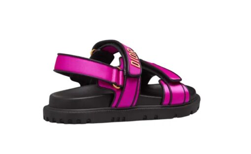 Dior Dioract Sandal Pink Satin - Image 2