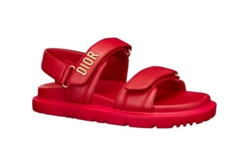 Dior Dioract Sandal Red