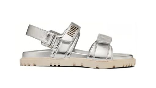 Dior Dioract Sandal Silver Fashion - Image 2