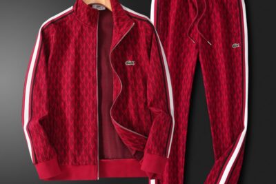 Lacoste Tracksuits Red
