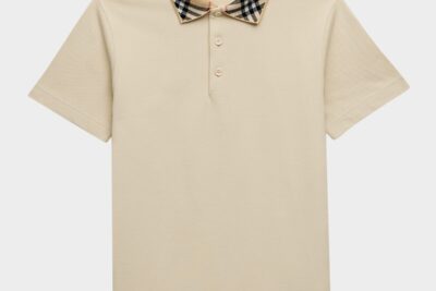 Burberry Men's Pique Polo Shirt In Nutmeg