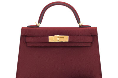 Hermès Mini Kelly 20cm Rouge H Epsom Shoulder Bag