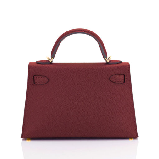 Hermès Mini Kelly 20cm Rouge H Epsom Shoulder Bag - Image 2