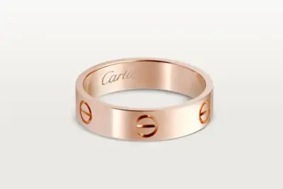 Cartier Love Ring Classic Model Rose gold