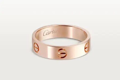 Cartier Love Ring Classic Model Rose gold
