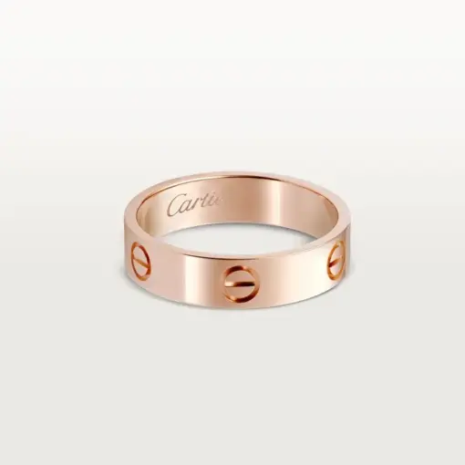 Cartier Love Ring Classic Model Rose gold