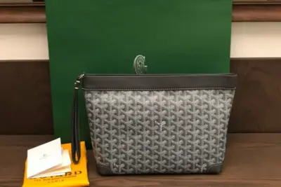 Goyard Conti Pouch Grey