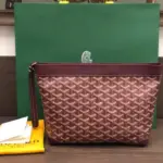 Goyard Conti Pouch Red