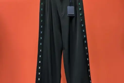 LV Preppy Tailored Jersey Trousers Black