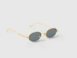 LV Pure Low Oval Sunglasses Black