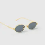 LV Pure Low Oval Sunglasses Black