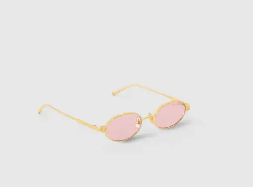 LV Pure Low Oval Sunglasses Pink