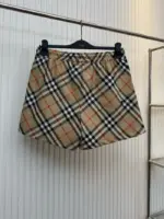 Burberry Check Swim Shorts Beige
