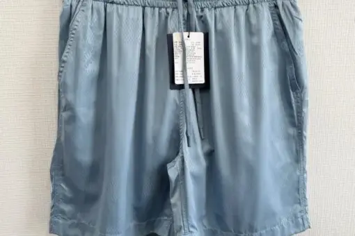 LV Monogram Swim Shorts Pastel Blue