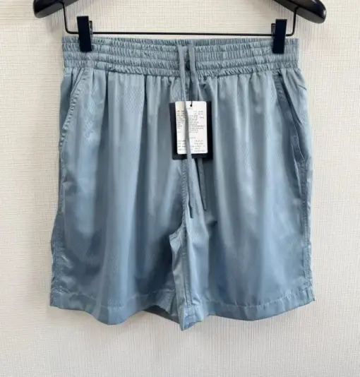 LV Monogram Swim Shorts Pastel Blue