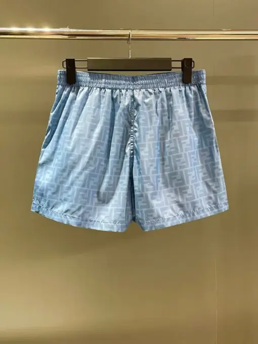 Fendi Swim Shorts Sky Blue - Image 2