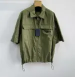 Prada Re-Nylon short-sleeve Shirt Green