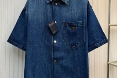 Prada Blue Denim Shirt