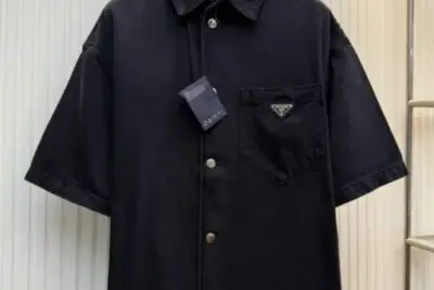 Prada Black Denim Shirt