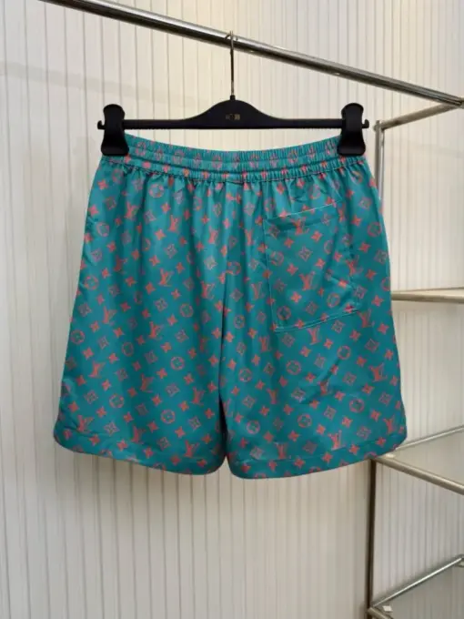 LV Monogram Silk Shorts Strawberry Ice - Image 2
