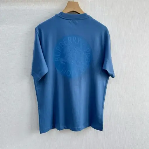 Burberry Burberry EKD-badge Cotton t-shirt blue - Image 2