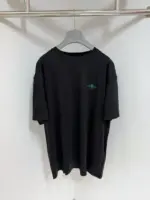 Prada 3D Logo Layered Detail T-shirt Black