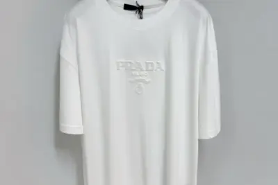 Prada Milano Silicone Logo T-shirt White