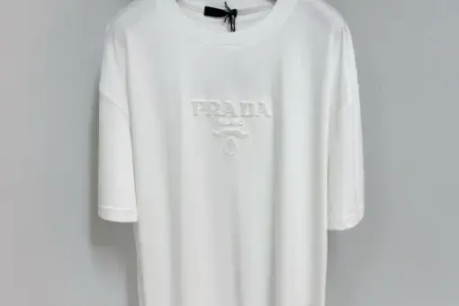 Prada Milano Silicone Logo T-shirt White