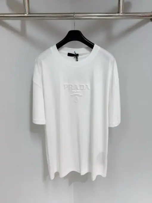 Prada Milano Silicone Logo T-shirt White