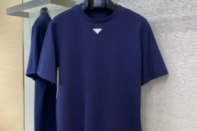 Prada Blue Cotton T-shirt