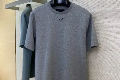 Prada Grey Cotton T-shirt