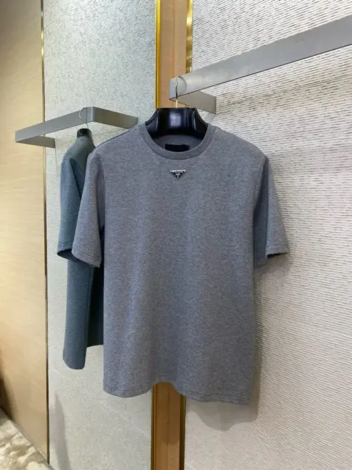 Prada Grey Cotton T-shirt