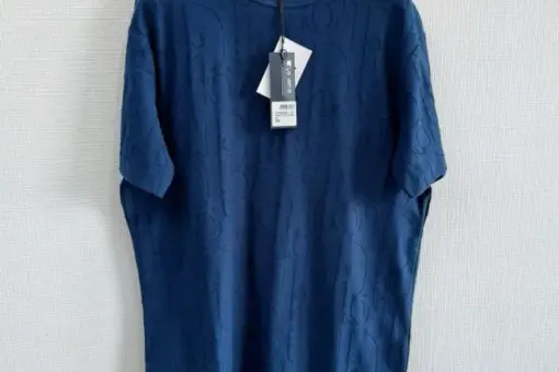 Dior Oblique T-Shirt, Relaxed Fit Deep Blue