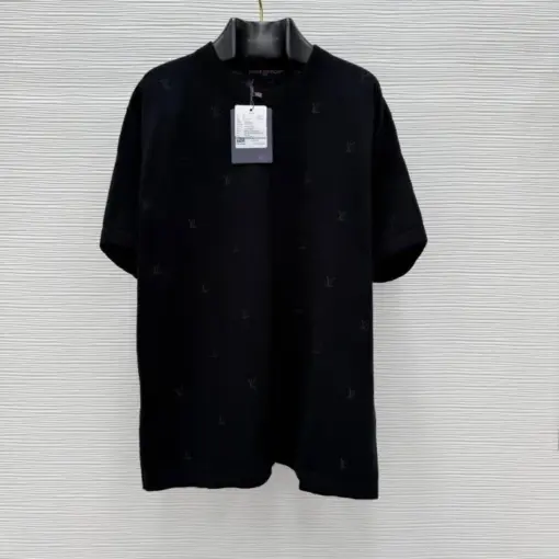 LV Blason Embroidered T-Shirt Black