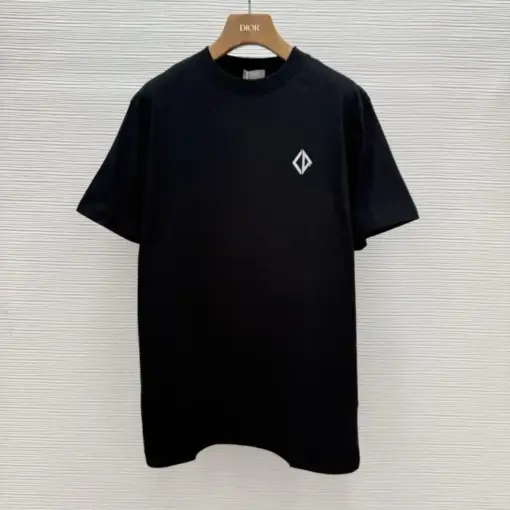 CD Diamond T-Shirt, Relaxed Fit Black