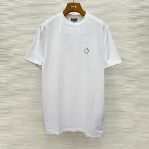 CD Diamond T-Shirt, Relaxed Fit White