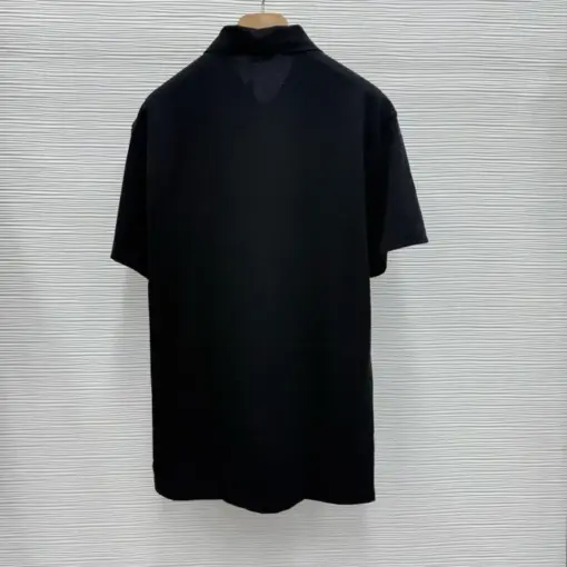 CD Diamond Polo T-Shirt, Relaxed Fit Black - Image 2