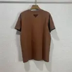 Prada Relax Fit Brown T-Shirt - Image 2