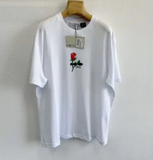 Loewe T-shirt Floral White