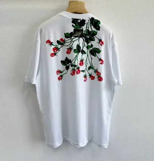 Loewe T-shirt Floral White - Image 2